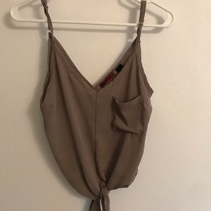 Tan BKE front tie tank